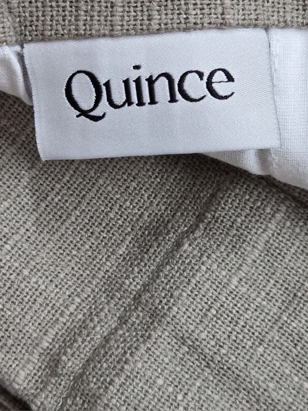 NWT QUINCE Set Of 2 48x84 Cotton Slub Curtains Grey 0717